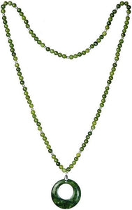 Irish Jewelry 30″ Necklace with Connemara Marble Luck Stone, Accessories Gift