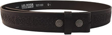 Lee River Men's Celtic Leather Belt Setanta (Buckle not Included)