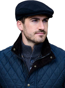 Mucros Weavers Irish Flat Cap Men Trinity Tweed Hat Driving Cap Made in Ireland