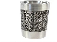 Mullingar Pewter Irish Shot Glass Celtic Knots Pewter 1 Fl. Oz. Made in Ireland
