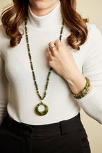 Irish Jewelry 30″ Necklace with Connemara Marble Luck Stone, Accessories Gift