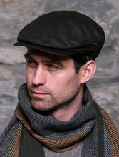 Mucros Weavers  Kerry Wax Flat Cap - Olive Medium