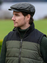 Mucros Weavers  Kerry Wax Flat Cap - Olive Medium