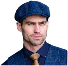 Mucros Weavers Newsboy Tweed Cap Irish Hat for Men's 8 Piece Flat Driving Cap Made in Ireland