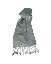 Patrick Francis Pashmina Scarf Book of Kells Design from Ireland Thyme Green