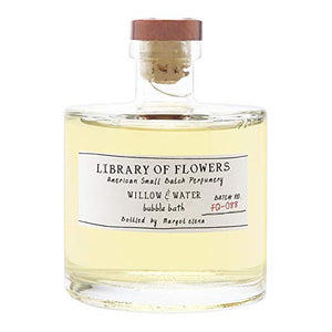 Library of Flowers Bubble Bath-Willow & Water, 17 fl oz/502 ml