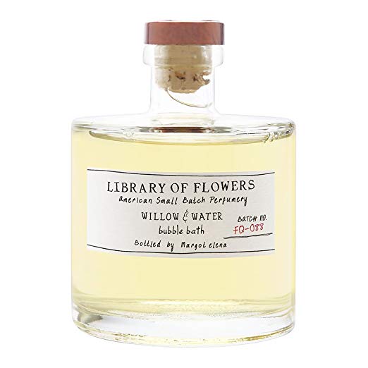 Library of Flowers Bubble Bath-Willow & Water, 17 fl oz/502 ml