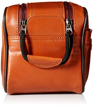Dopp Men's Veneto Soft Sided Multi Zip Travel Kit Leather