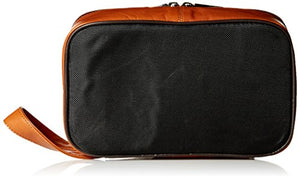 Dopp Men's Veneto Top Zip Travel Kit Leather