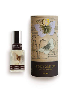 TokyoMilk by Margot Elena - Eden No. 3 Parfum with Gift Box - Fresh Greens, Cassis, White Iris & Bronzed Musk | 1 fl oz