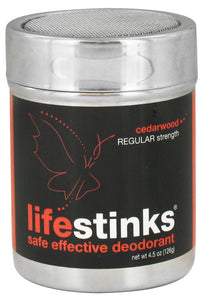 Duggan Sisters Regular Strength Cedarwood Deodorant Can 4.5oz deodorant Aluminum Free