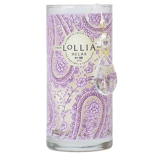 Lollia Relax Petite Luminary Candle-10.25 oz.