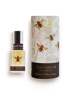 TokyoMilk by Margot Elena - Honey & The Moon Parfum with Gift Box - Honey, Sugared Violet, Jasmine & Sandalwood | 1 fl oz