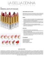 La Bella Donna Mineral Light Up Lip Colour | All Natural Pure Mineral Lipstick | Long-Lasting Color | Hydrating Formula | Hypoallergenic and Cruelty Free - Nude