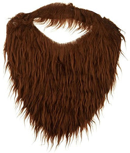 Brown Full Beard and Mustache Costume Accessory