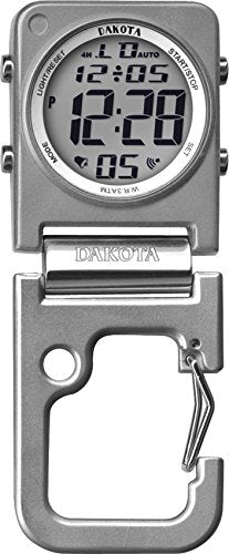 Dakota Silver Clip Clock Watch